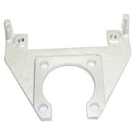 (image for) Trailer Hydraulic Disc Brake 10" Integral Hub/Rotor Caliper Mount Bracket Dacromet 3.5-3.7K Kodiak/Dexter #090-CMB-10I-D