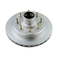 (image for) Trailer Hydraulic Disc Brake 13" Gal-Dex Integral Rotor/Hub Grease 1/2" Cups & Studs 7k Dexter/Redneck #008-R/H-133-7-8-D-S