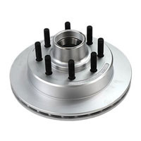 (image for) Trailer 13" Dacromet Hydraulic Disc Brake Integral Rotor/Hub 5/8" Stud 7-8k Dexter/Redneck #008-R/H-133-8-5-D-S