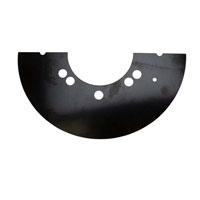 (image for) Trailer Electric Brake Dust Shield 12 1/4" X 3 1/2" Brake Al-Ko 10-12k Axle Dexter/Redneck #D036-140-01
