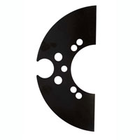 (image for) Trailer Hydraulic Brake Upper Dust Shield Al-Ko/Hayes 12 1/4" X 3 1/2" 10-12k Per Pair Dexter/Redneck #D036-140-02