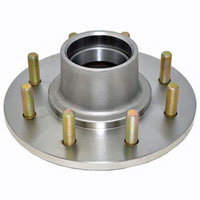 (image for) Trailer Stainless Steel Hub 8 Bolt on 6 1/" With 1/2" Studs 7K Dexter/Redneck #008-H-42865-7-8-SS-S
