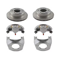 (image for) Trailer Hydraulic Disc Brake Kit Dacromet/Stainless 12" Slipover Rotor 5.2-6k Kodiak/Dexter #K71-2R-12-DSD