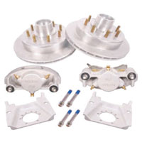 (image for) Trailer Hydraulic Disc Brake Kit Dacromet 13" Integral Rotor 1/2" Stud Grease 7K Kodiak/Dexter #K71-2H-133-7-8-DDD