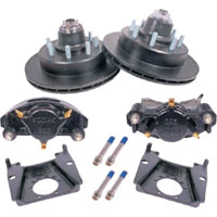 (image for) Trailer Hydraulic Disc Brake Kit E-Coat 13" Integral Rotor 9/16" Stud Oil 7K Kodiak/Dexter #K71-2H-133-7-9-EEE
