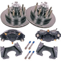 (image for) Trailer Hydraulic Disc Brake Kit E-Coat 13" Integral Rotor 5/8" Studs 8k Al-Ko Axle Kodiak/Dexter #K71-2H-133-8A-5-EEE