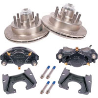 (image for) Trailer Hydraulic Disc Brake Kit Raw/Ecoat 13" Integral Rotor 5/8" Studs 8k Kodiak/Dexter #K71-2H-133-8D-5-REE