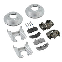 (image for) Trailer Hydraulic Disc Brake Kit Gal-Dex-Stainless 13" Slipover Rotor 9/16" Studs 8k Dexter/Redneck #K71-2R-133-8D-9-DSD