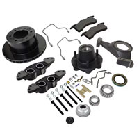 (image for) Trailer Hydraulic Disc Brake Conversion Kit 6K Left Hand 655 Bolt Pattern Dexter/Redneck #K71-638