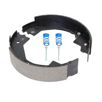 (image for) Trailer Nev-R-Adj Electric Brake Shoe & Lining 10" X 2.25" Brake Left Hand 4.4K Dexter/Redneck #K71-698-00