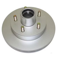 (image for) Trailer Hydraulic Disc Brake Integral Rotor/Hub 10" 3.5k Dacromet Dexter/Redneck #008-R/H-10-D-S