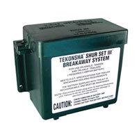 (image for) Trailer Breakaway Kit Replacement Battery Box Lockable Flange Mount Dexter/Redneck #2051