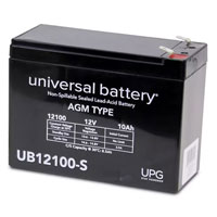 (image for) Trailer Breakaway System Battery Replacement Dexter/Redneck #UB12100S