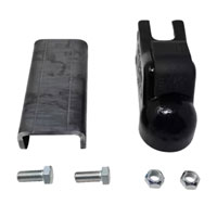 (image for) Trailer Demco Adjustable Coupler With 3 Position Channel 2 5/16" Ball 14k Dexter/Redneck #14040-81KT-C