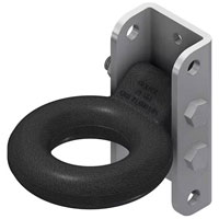 (image for) Trailer Adjustable Zinc Tow Ring Coupler With 3 Position Channel 3" Eye 25,000 lb. Dexter/Redneck #16137-Z