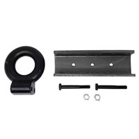 (image for) Trailer Adjustable Tow Ring With 5 Position Channel 3" Eye 20k Dexter/Redneck #18128XL
