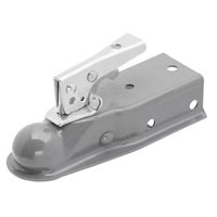 (image for) Trailer Fulton Straight Tongue Coupler 2" Ball 2 1/2" Tongue 3.5k Dexter/Redneck #22250