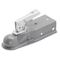(image for) Trailer Fulton Tongue Coupler Straight 2" Ball 3" Tongue 3.5k Dexter/Redneck #22300