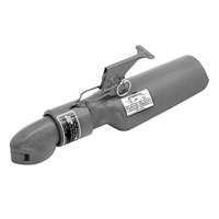 (image for) Trailer Bulldog Straight Tongue Coupler 2" Ball 3 1/2" Round Tongue 5,000 lb. Dexter/Redneck #2B5