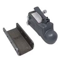 (image for) Trailer Bulldog Adjustable Coupler With 3 Position Channel 2 5/16" Ball 14k Dexter/Redneck #A256C