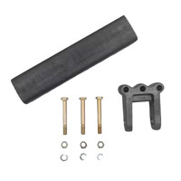 (image for) Trailer 1" Adjustable Clevis Coupler With 7 Position Channel 20k Dexter/Redneck #CL20XL8