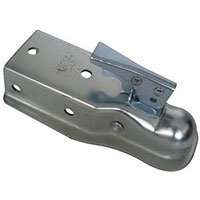 (image for) Trailer Ram Straight Tongue Coupler Ram 2" Ball 5,000 lb. Zinc 3" Channel Dexter/Redneck #CT5003Z