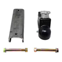 (image for) Trailer Ram Adjustable Coupler With 5 Position Channel 2 5/16" Ball 21k Dexter/Redneck #CTA-321CXL-20K