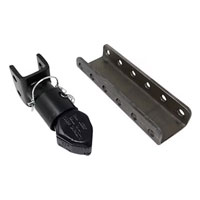 (image for) Trailer Ram Adjustable Coupler With 5 Position Channel 2" Ball 7,000 lb. Dexter/Redneck #CTA190CXL
