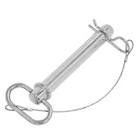(image for) Trailer Bulldog Adjustable Gooseneck Coupler Replacement Pin 3/4" Dexter/Redneck #D0227103-40