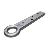 (image for) Trailer Wallace Forge Flat Mount Tow Ring 2 1/2" Eye 20,000 lb. 7 Bolt Dexter/Redneck #D043D