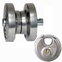(image for) Trailer Tow Ring & Draw Bar Baylock Lock With Master Lock PadLock Dexter/Redneck #EZTL60-40D