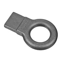(image for) Trailer Wallace Fore Flat Mount Tow Ring 2 1/2" Eye 10,000 lb. Weld-On Dexter/Redneck #LW10