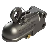 (image for) Trailer Wallace Forge Adjustable Coupler With 5 Position Channel 2 5/16" Ball 20k Dexter/Redneck #R25160CXL-20K