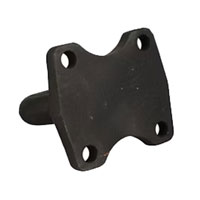 (image for) Trailer Wallace Forge Square Mount Tow Ring 3" Eye 66,000 lb. Dexter/Redneck #R51A