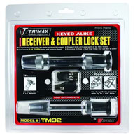 (image for) Trailer Trimax Yoke Coupler & Hitch Pin Lock Set 1 7/8"-2"-2 5/16" Ball Dexter/Redneck #TM32