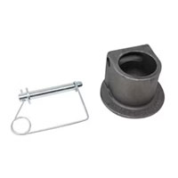 (image for) Trailer Wallace Forge Gooseneck Coupler Head 3" Ball 40,000 lb. Dexter/Redneck #WF2