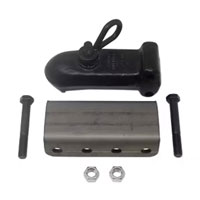 (image for) Trailer Yard Dog Adjustable Coupler With 3 Position Channel 1 7/8-2" Ball 10k Dexter/Redneck #WFAH3-A