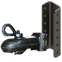 (image for) Trailer Yard Dog Adjustable Tongue Coupler With 5 Position Channel 2 5/16" Ball 12k Dexter/Redneck #WFAH4-AXL