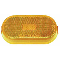 (image for) Trailer Marker Clearance Incandesent Light Oblong Incandesent 2 Bulb Amber Dexter/Redneck #106A