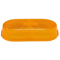 (image for) Trailer Clearance-Marker Light Replacement Amber Lens Oblong Dexter/Redneck #108-15A