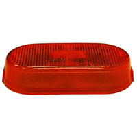 (image for) Trailer Clearance-Marker Light Replacement Red Lens Oblong Dexter/Redneck #108-15R
