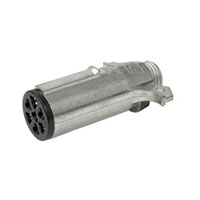 (image for) Trailer Wiring Connector Trailer End 7 Way Round Pin Zinc Dexter/Redneck #11-700