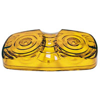 (image for) Trailer Clearance-Marker Light Replacement Lens Amber Dexter/Redneck #138-15A