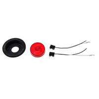 (image for) Trailer Marker Clearance Light Inc Kit Incandescent 2 1/2" Round 1 Bulb Red Standard Dexter/Redneck #142KR