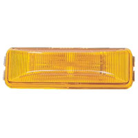 (image for) Trailer Marker Clearance Incandescent Light Only Incandescent 3.91" Rectangular 1 Bulb Amber Thinline Standard
