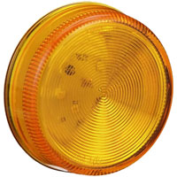 (image for) Trailer Marker Clearance Light 2 1/2" Round Amber Piranha Dexter/Redneck #162A