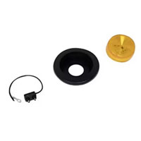 (image for) Trailer Marker Clearance Light Kit LED 2 1/2" Round 3 Diode Amber Piranha Dexter/Redneck #162KA