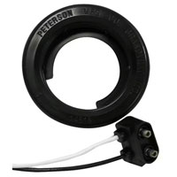 (image for) Trailer Marker Clearance Light Grommet & Pigtail 2" Round Heavy Duty Dexter/Redneck #166-18K