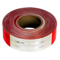 (image for) Conspicuity Tape 2" Wide 6" Red X 6" White Dexter/Redneck #31568