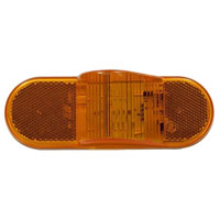 (image for) Trailer Park/Turn Light Only LED 6'' Oval Amber Mid-Ship Dexter/Redneck #351A